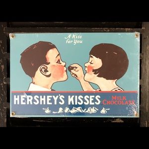 ANDE ROONEY HERSHEY’S KISSES Collectible Sign